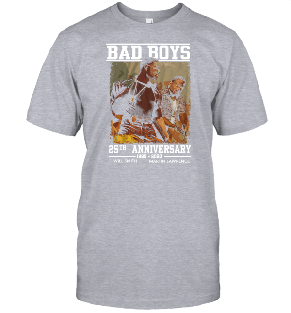 Bad Boys 25th Anniversary Smith Lawrence 1995 2020 Customized Handmad T-Shirt