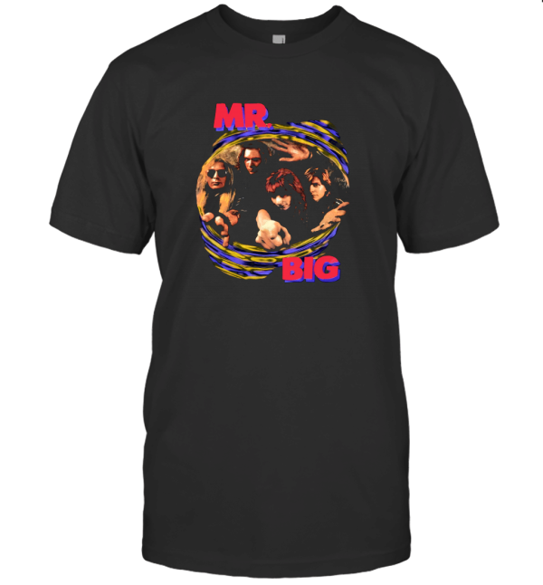 Vintage 90s Mr Big Hard Rock Alive And Kickin Concert Tour 92 Billy Sheehan Classic Rock T-Shirt