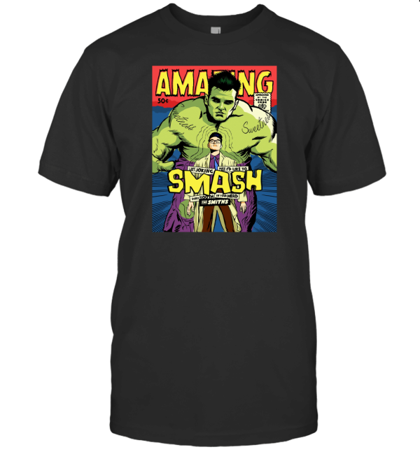 The Smiths Morrissey The Hulk Comic Book T-Shirt