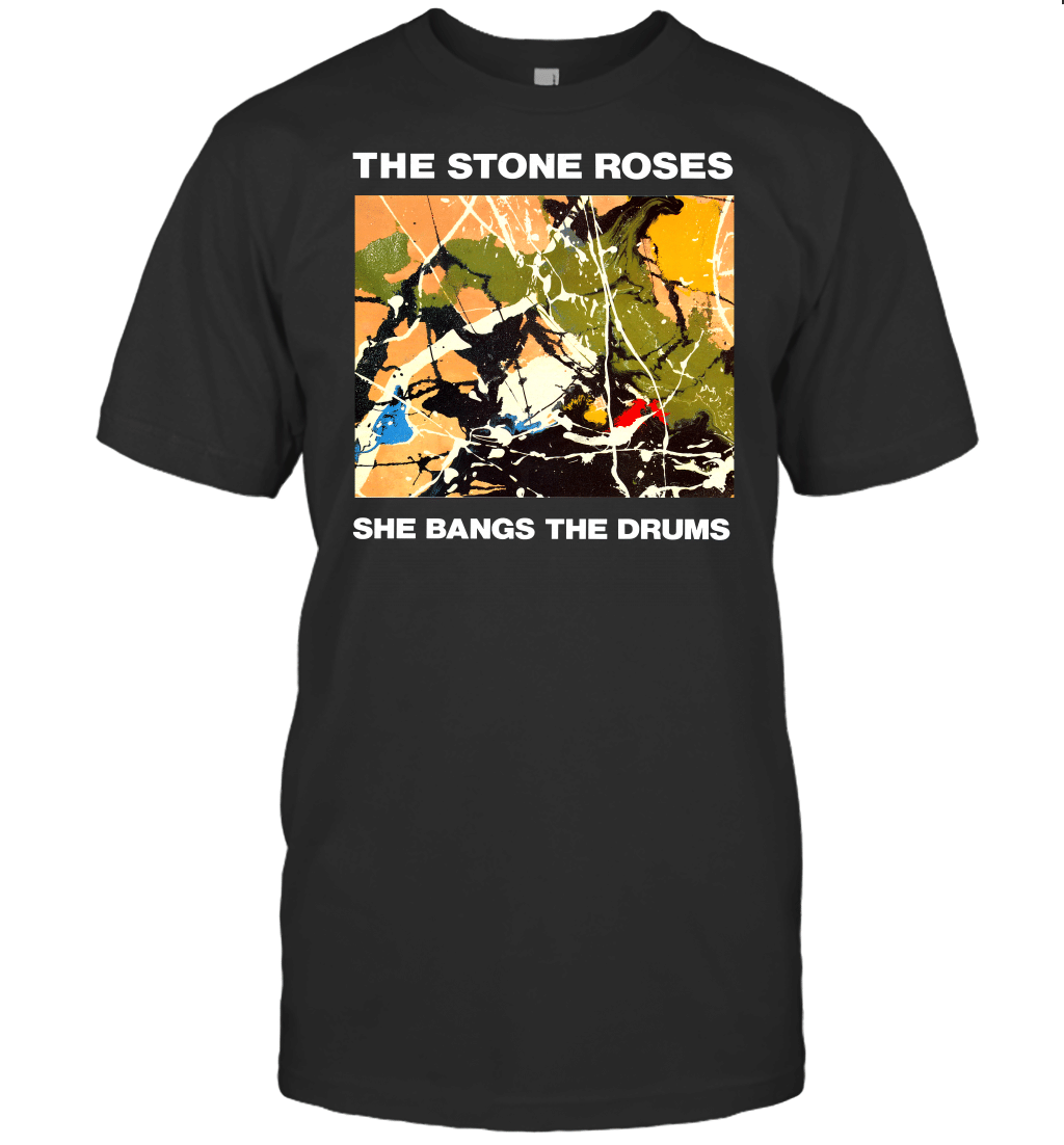 The Stone Roses She Bangs The Drums Waterfall Retro T-Shirt