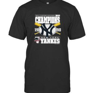 VINTAGE LOGO 7 NEW YORK YANKEES 1998 EASTERN DIVISION CHAMPS T-Shirt