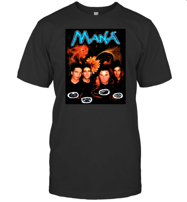 Vintage MANA Mexican Rock Band Concert Tour T-Shirt
