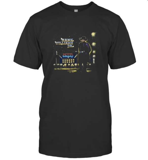 Vintage Hank Williams Jr Tour shirt Hotel Whiskey T-Shirt