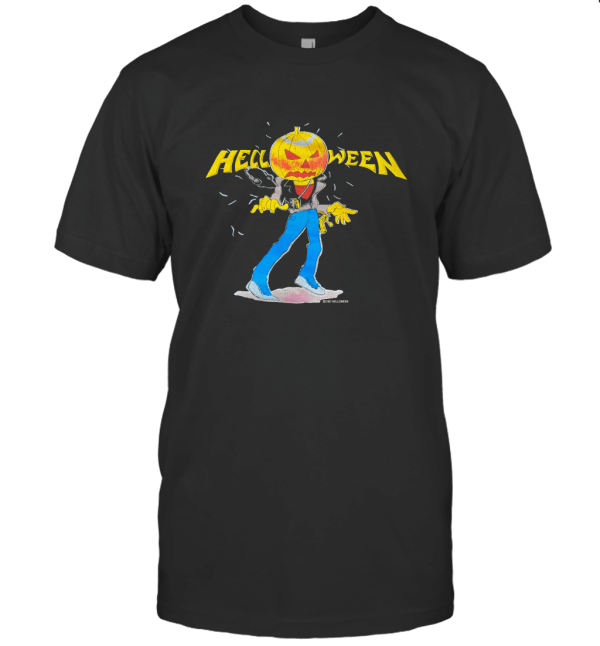 Vintage HELLOWEEN tee heavy power metal rock band tour T-Shirt