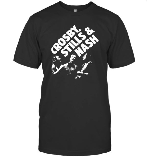 Vintage Crosby Stills And Nash Concert T Shirt 70's T-Shirt