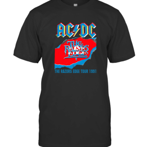 ACDC Vintage 1991 The Razors Edge Tour T-Shirt