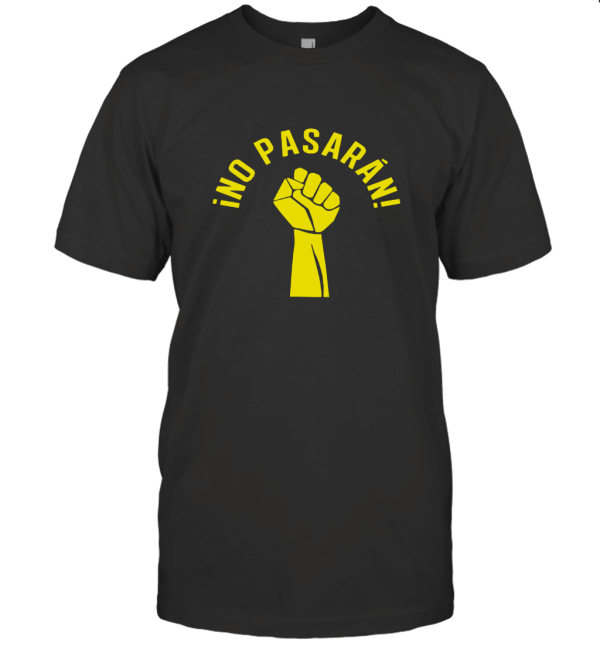 AILISE Mens Fashion Tee No Pasaran as Worn by Pussy Riot T-Shirt