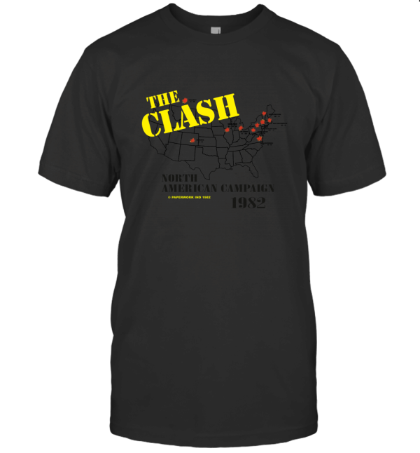 1982 The Clash Combat Rock Vintage Band Punk T-Shirt