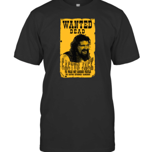 WWF Mick Foley Cactus Jack Most Wanted Worlds T-Shirt