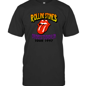 Vintage 1997 The Rolling Stones Bridges To Babylon Tour T-Shirt
