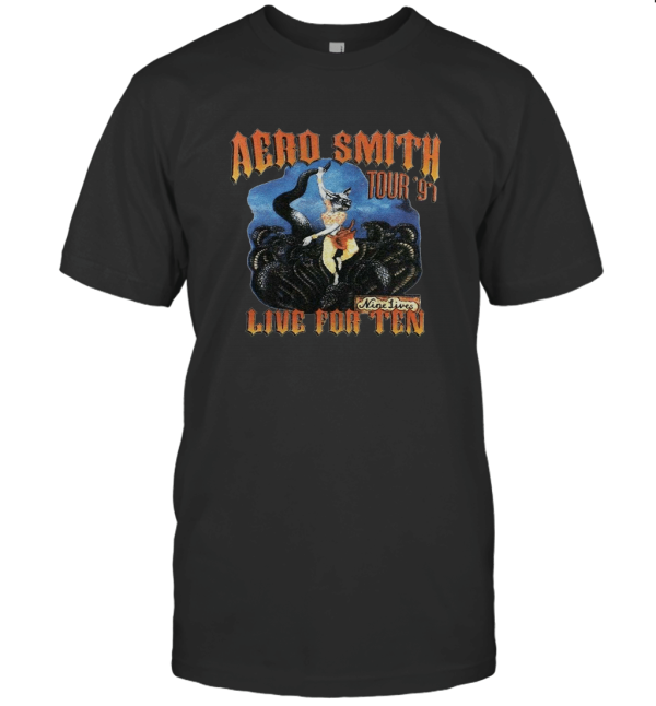 Vintage Aerosmith 1997 Nine Lives World Tour T-Shirt