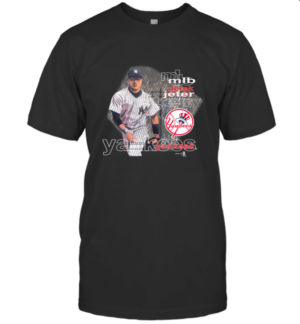 Vintage 1999 Derek Jeter New York Yankees Baseball T-Shirt