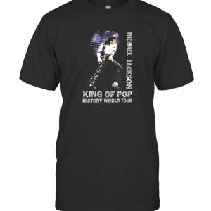 Vintage 1996 Michael Jackson King of Pop History World Tour T-Shirt