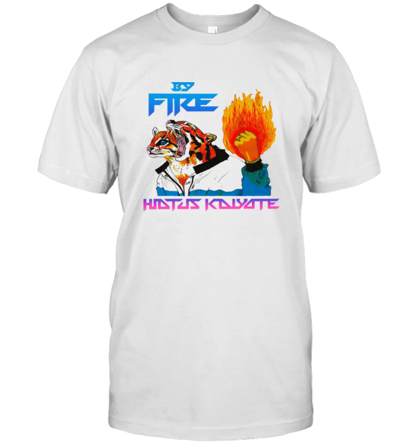 WunoD Men's Hiatus Kaiyote by Fire EP T-Shirt