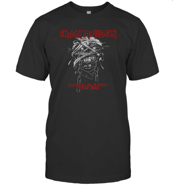 World Slavery 1984 Tour Band Logo T-Shirt