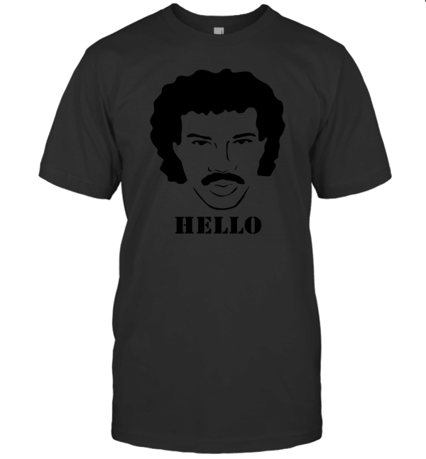 WaveC Men's Lionel Richie Hello T-Shirt