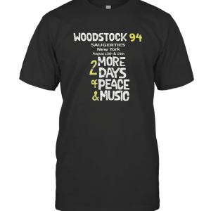Vintage Woodstock 1994 Saugerties New York  T-Shirt