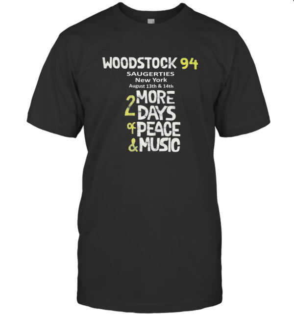 Vintage Woodstock 1994 Saugerties New York  T-Shirt