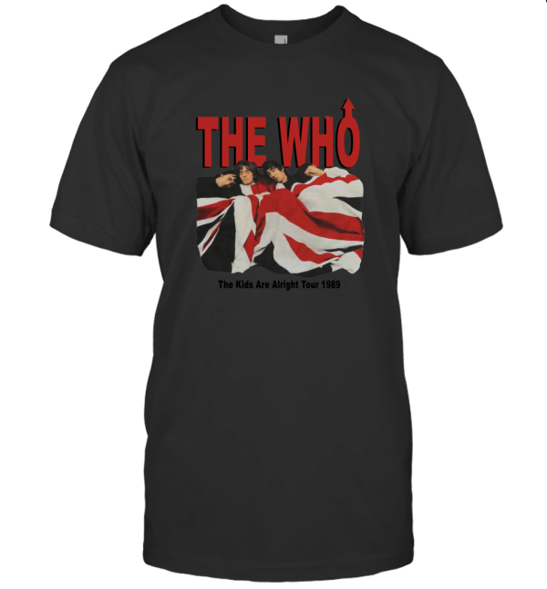 Vintage The Who The Kids are Alright Tour 1989 T-Shirt