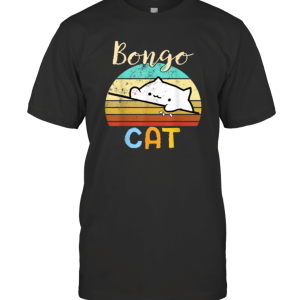 Vintage sunset Bongo Cat T-Shirt
