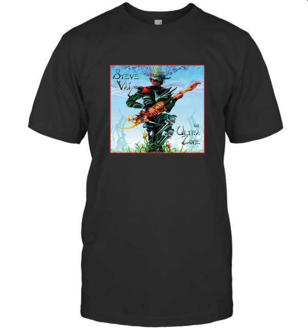 Vintage steve vai shirt large size ultra zone world tour T-Shirt