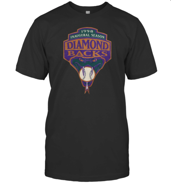 Vintage Mens 1998 Arizona Diamondbacks Inaugural Season T-Shirt
