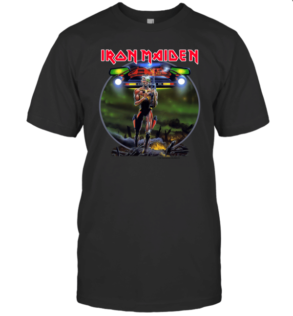 Vintage iron maiden eddie lives somewhere on tour 1987 T-Shirt