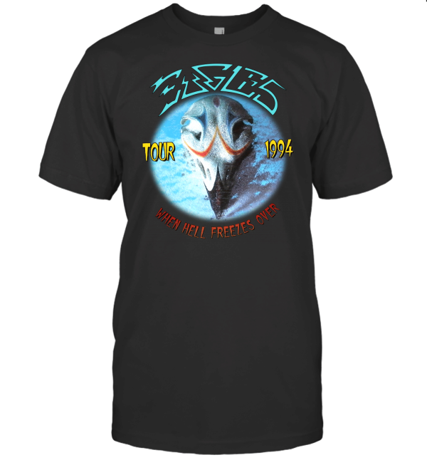 Vintage 1995 Eagles Hell Freezes T-Shirt