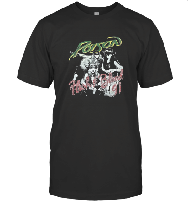Vintage 1991 Poison Band T-Shirt