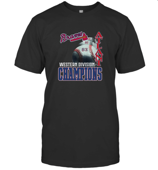 Vintage 1993 Atlanta Braves Division Champs T-Shirt
