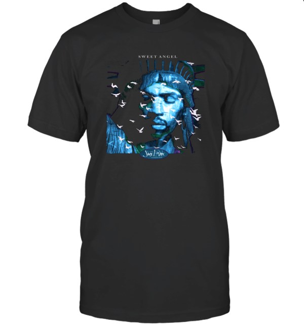 Vintage 1990s Jimi Hendrix Sweet Angel T-Shirt