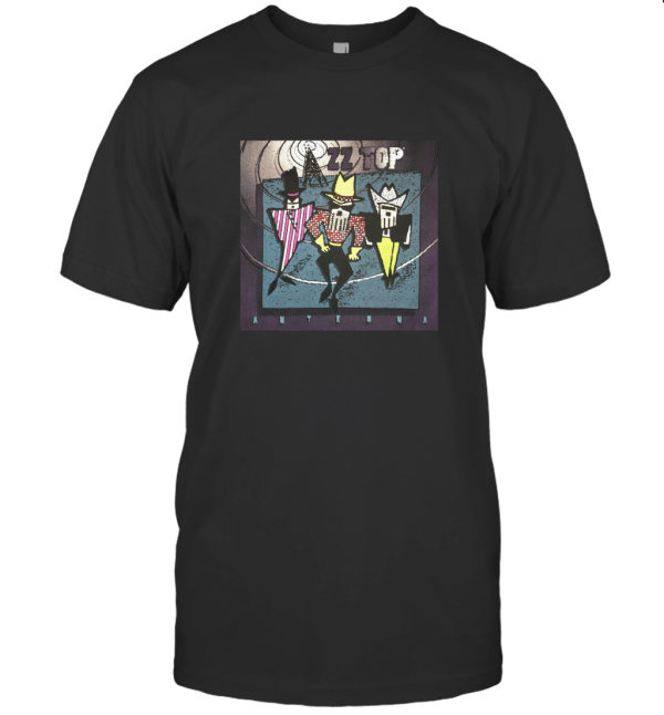 Vintage 1990s ZZ Top Antenna Tour Rock Concert T-Shirt