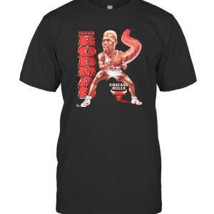 Vintage 90s Dennis Rodman Chicago Bulls Pro Player T-Shirt