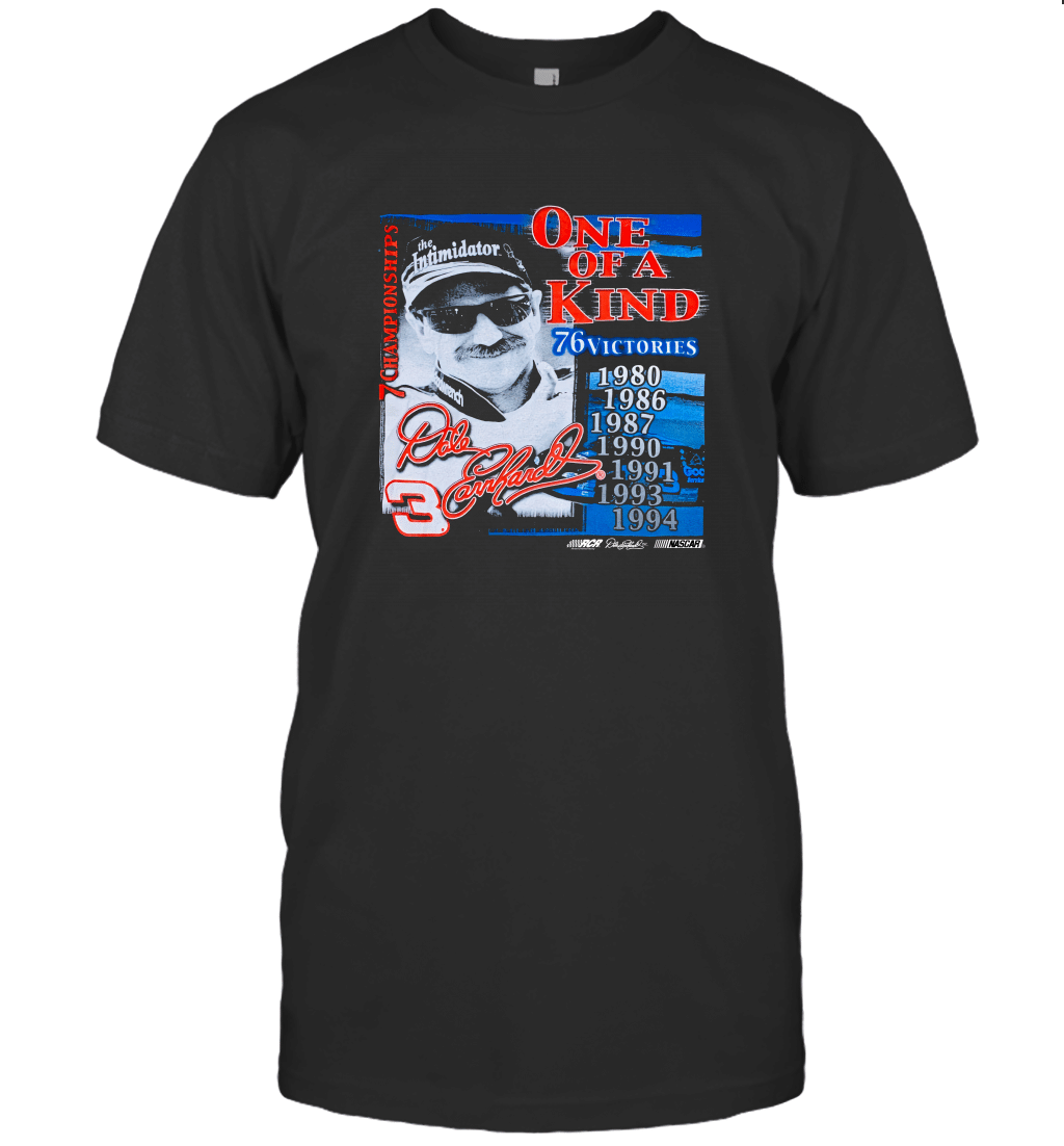 Vintage 90s Dale Earnhardt Sr 3 Car NASCAR TT 1 T-Shirt