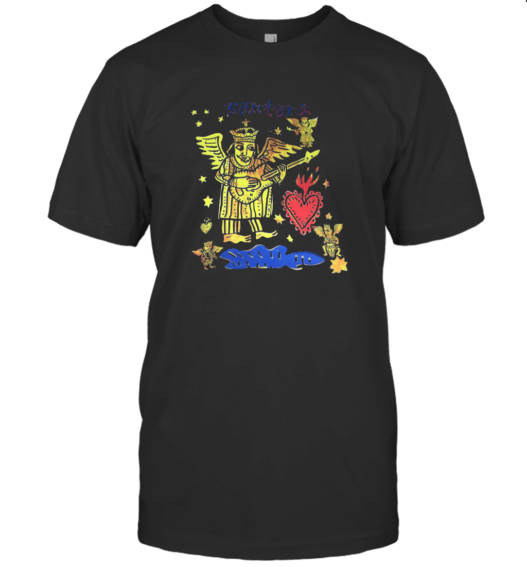 Vintage 90s Carlos Santana Heaven Smiles World Tour T-Shirt