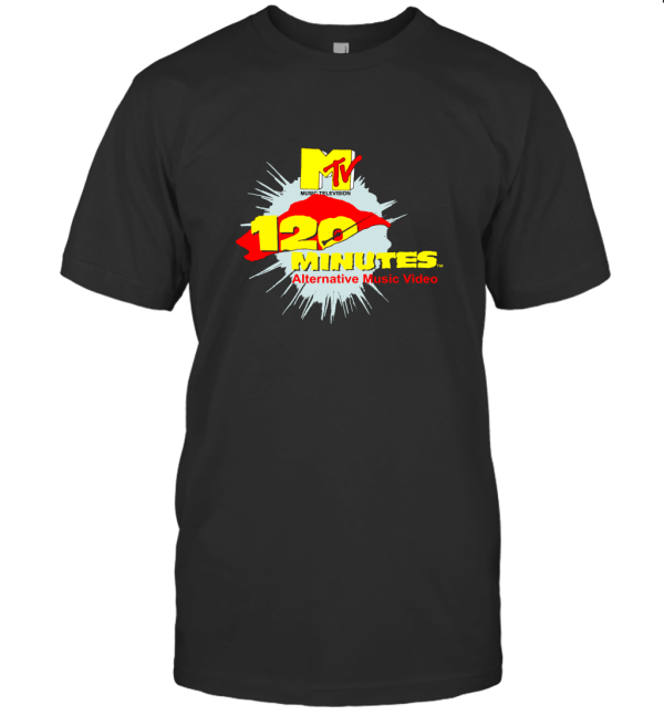 Vintage 90s 120 minutes mtv alternative music video T-Shirt