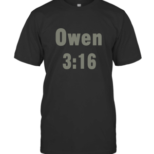 Vintage 80s 90s owen just broke your neck hart black T-Shirt