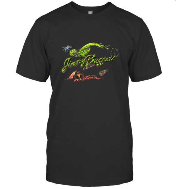 Vintage 80's JIMMY BUFFETT Last Mango In Paris Parrot Head Concert On Tour T-Shirt