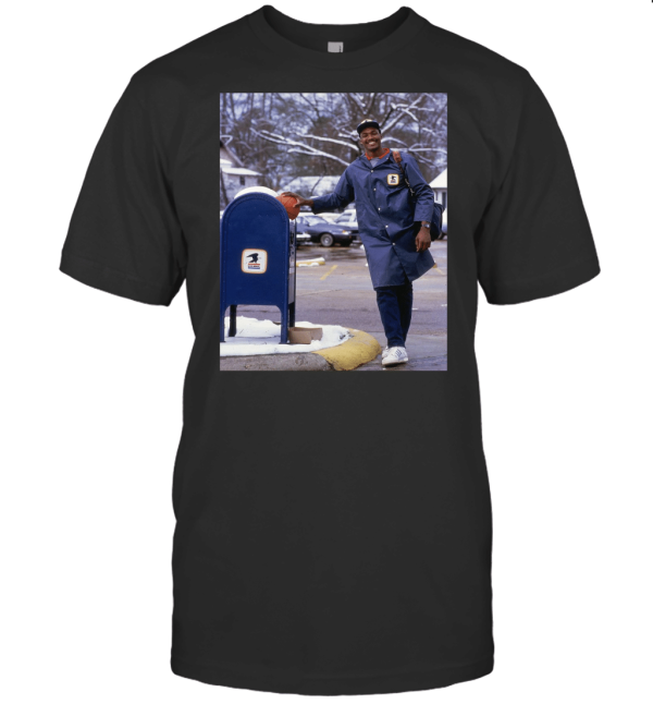 Utah Jazz Karl Malone The Mailman Delivering T-Shirt