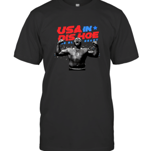 USA in DIS Hoe  Official Derrick Lewis T-Shirt