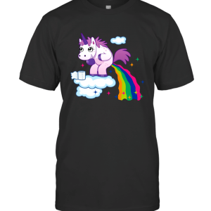 Unicorn Pooping A Rainbow T-Shirt