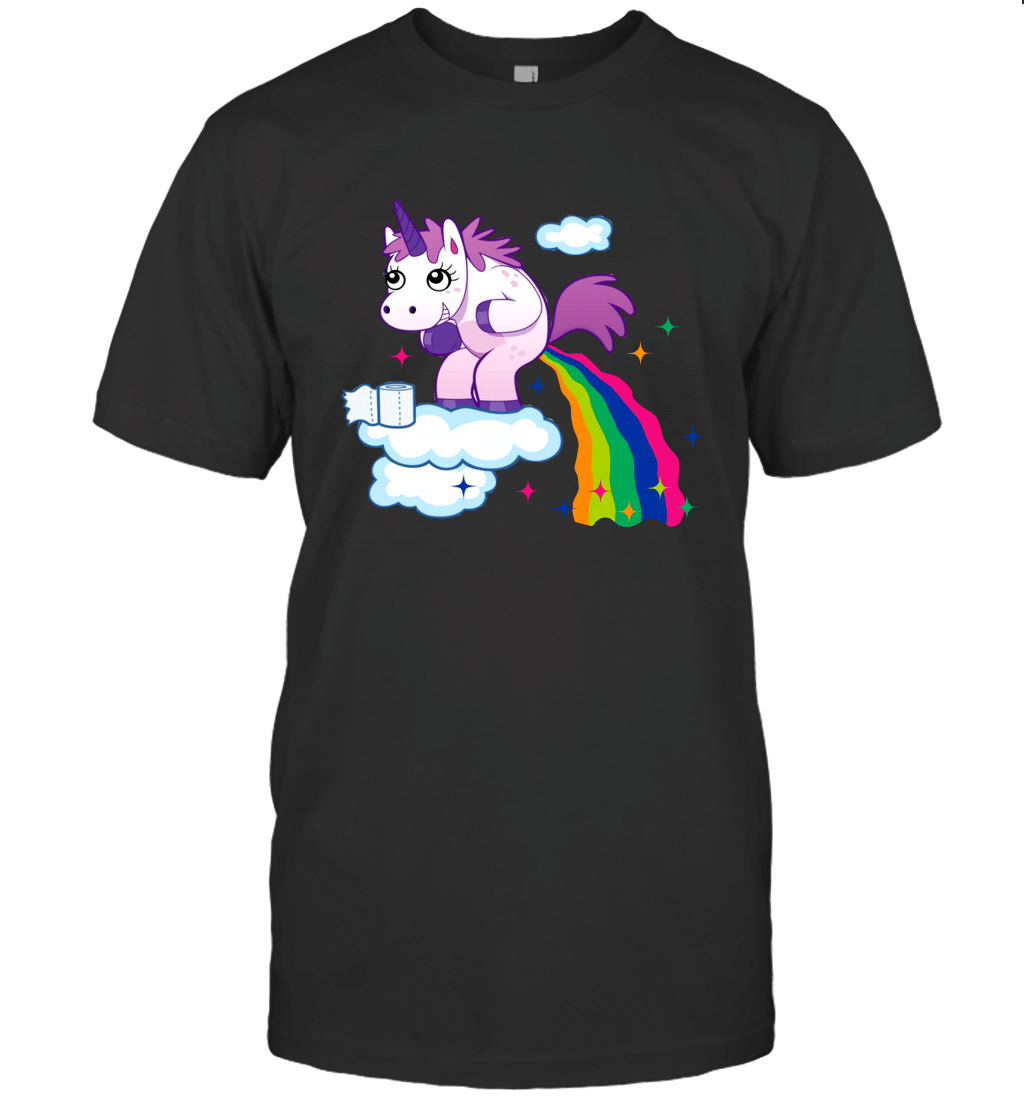 Unicorn Pooping A Rainbow T-Shirt