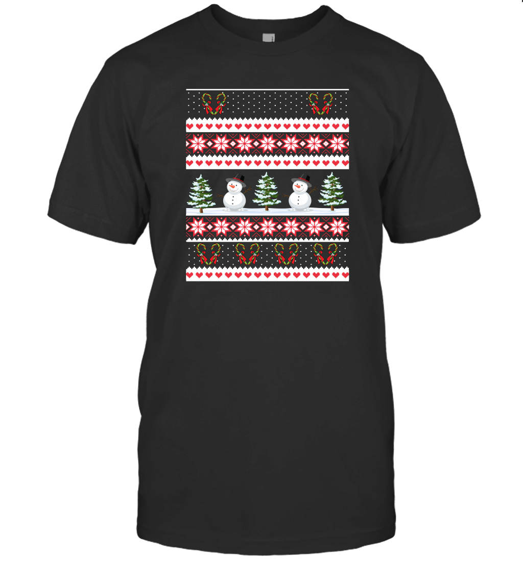 Ugly snowman tree T-Shirt