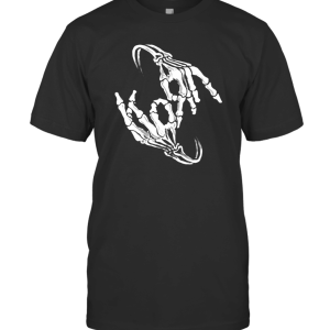 UD Gate Korn Band Skeleton Sign Bone T-Shirt