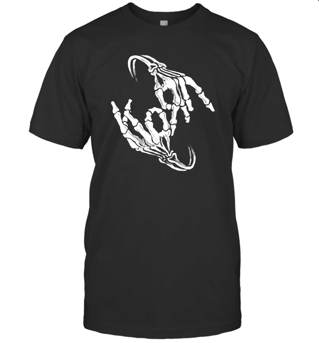 UD Gate Korn Band Skeleton Sign Bone T-Shirt
