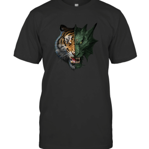 Tiger and Dragon Face T-Shirt