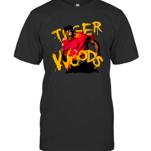 Tiger Mugshot Golfer Golfing Woods T-Shirt