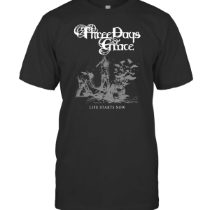Three Days Grace Life Starts Now Logo T-Shirt