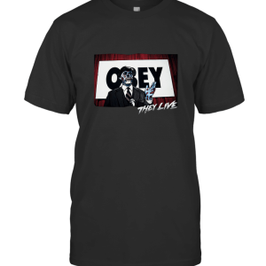 They Live Science Fiction Horror Satire Movie Obey T-Shirt