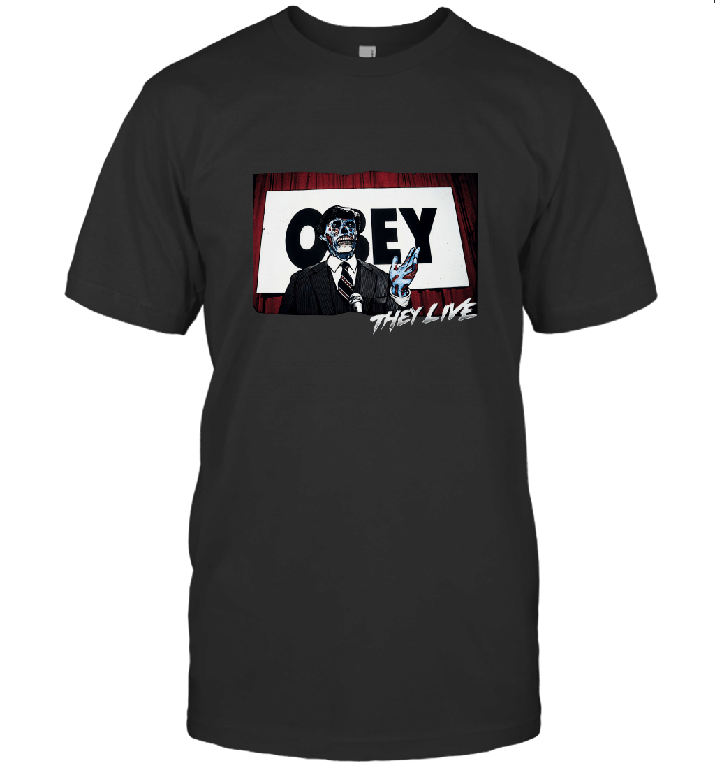 They Live Science Fiction Horror Satire Movie Obey T-Shirt
